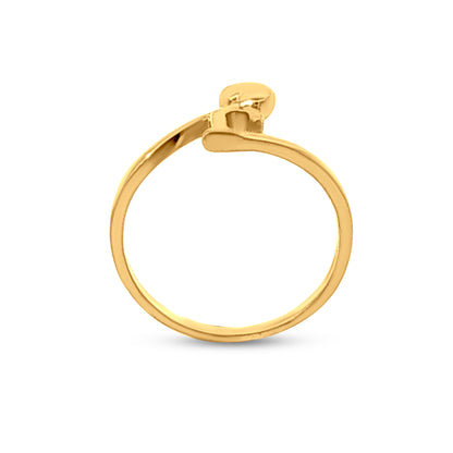 Priya 22k Yellow Gold Wrap Love Ring