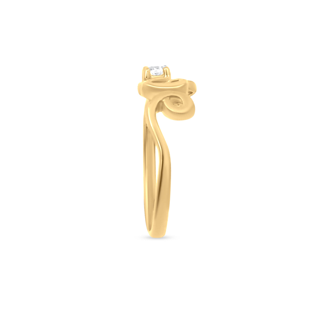 22K Yellow Gold Stone Ring