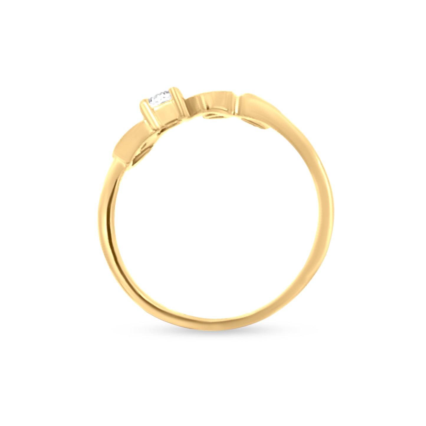 22K Yellow Gold Stone Ring