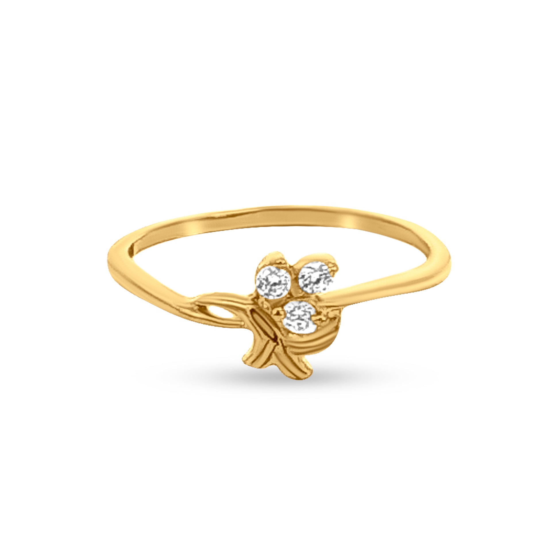 22k Gold Minimalistic Ladies Ring