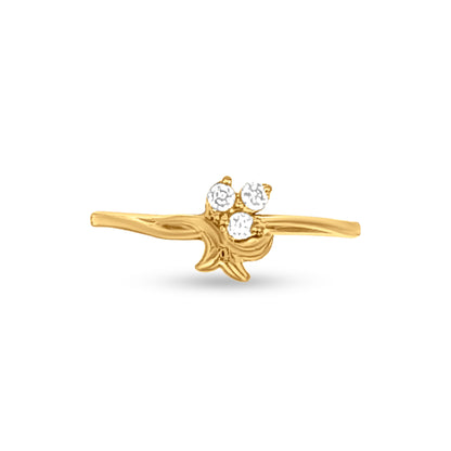 22k Gold Minimalistic Ladies Ring
