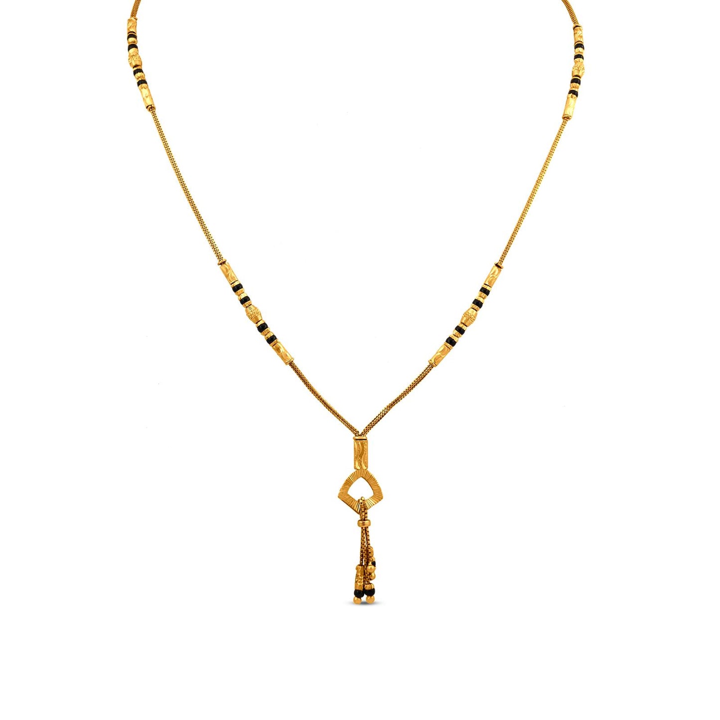 22k Yellow Gold Wedding Mangalsutra: Symbol of Love and Tradition