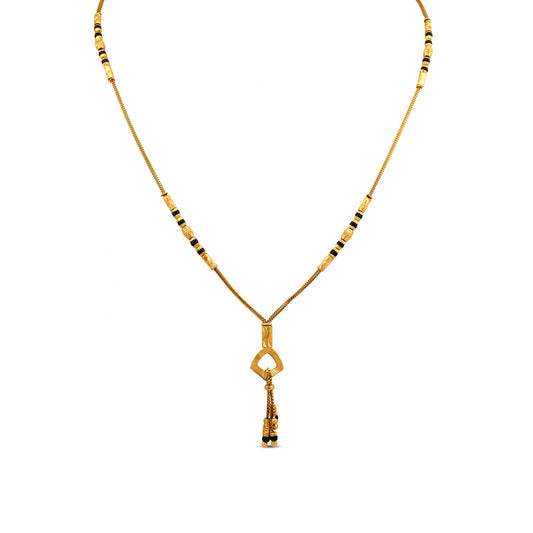 22k Yellow Gold Wedding Mangalsutra: Symbol of Love and Tradition