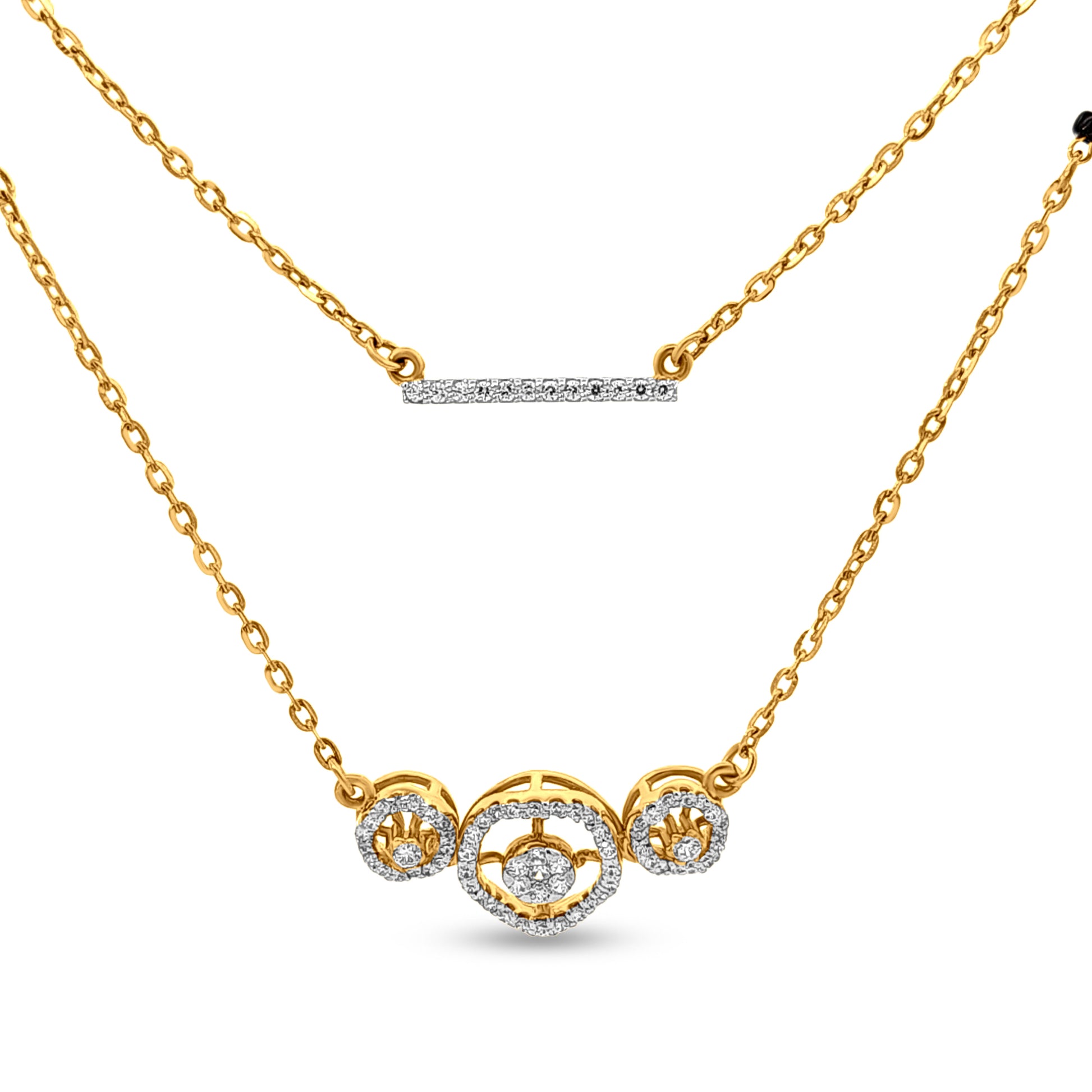 18K Gold Fancy Mangalsutra