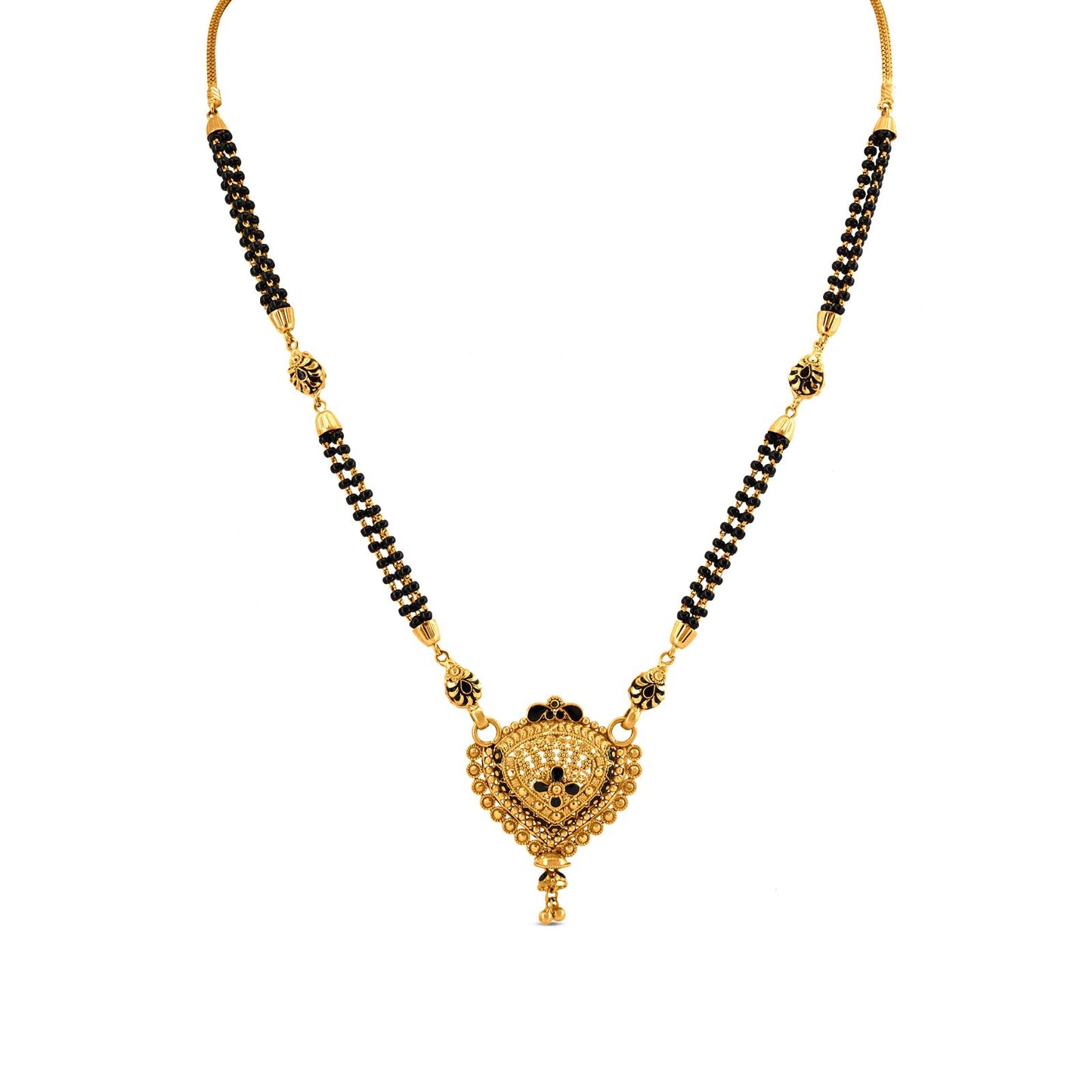 22k Yellow Gold Traditional Mangalsutra: A Melody of Heritage and Elegance.