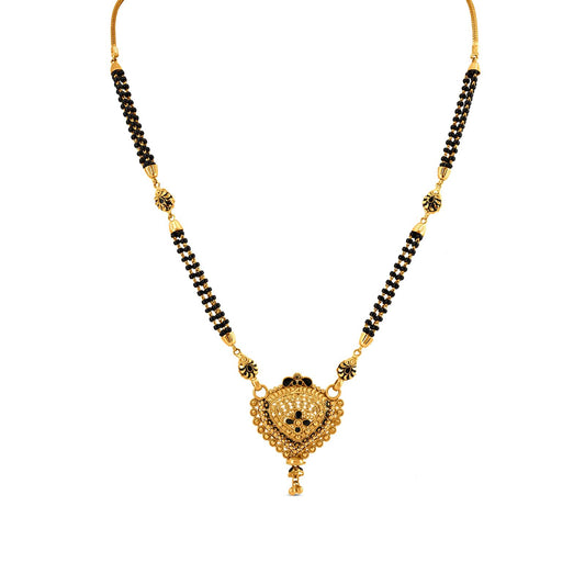 22k Yellow Gold Traditional Mangalsutra: A Melody of Heritage and Elegance.