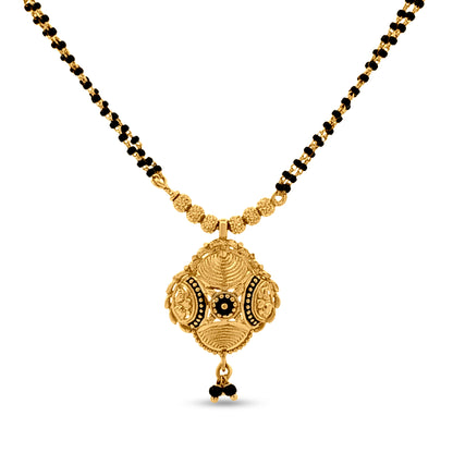 Nandini 22K Gold Classic Mangalsutra with Double Layered Chain