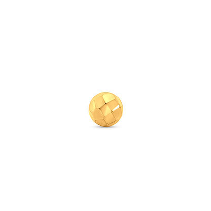 Golden Gleam: 22k Yellow Gold Tiny Dome Nose Pin