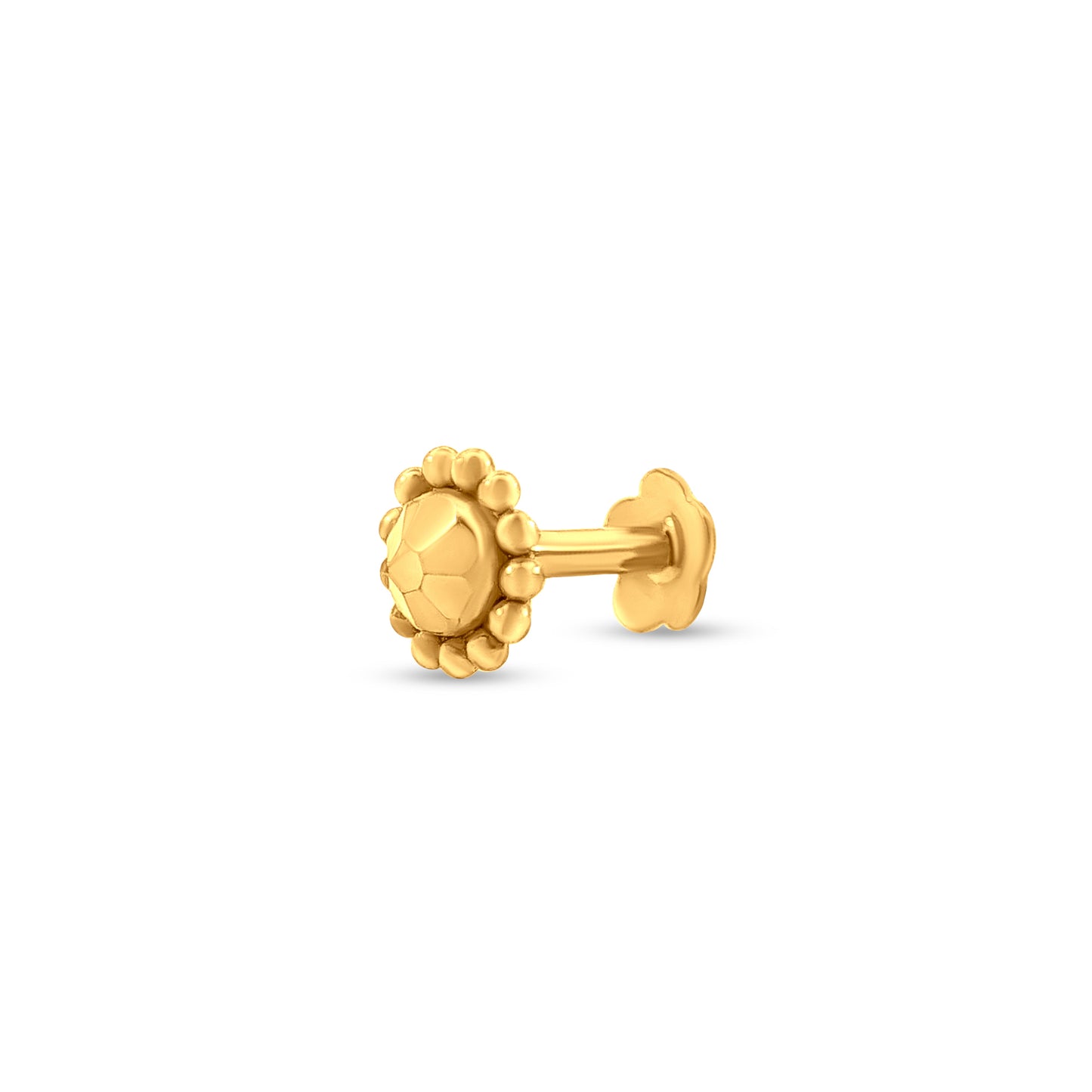 22k Gold Tiny Minimalistic Nose Pin