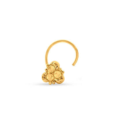 Modern 22k Gold Womens Nose Pin