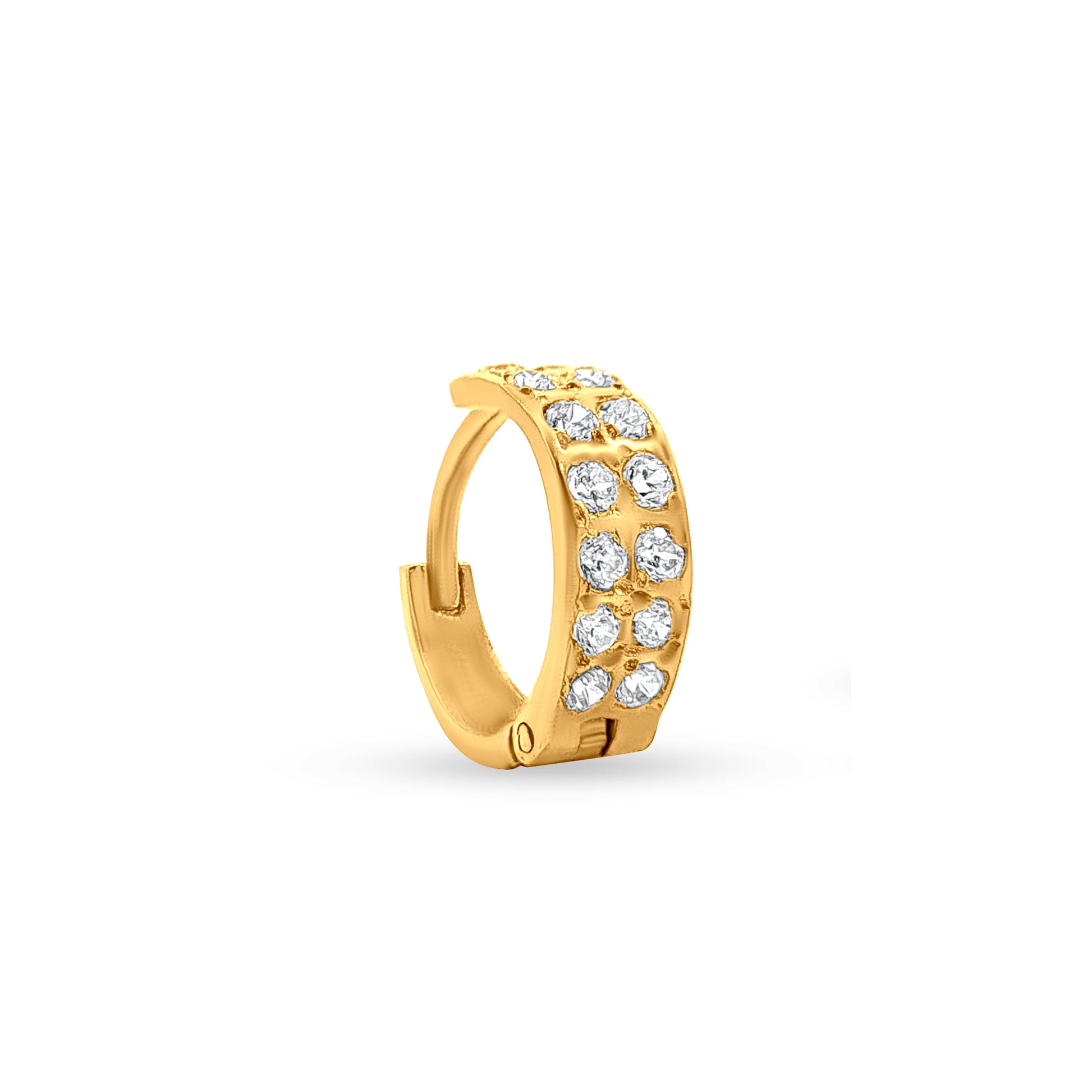 22k Gold Modern Nose Ring