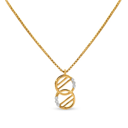 Mani Kanna: 18k Yellow Gold Cute Button Pendant & Earring Set