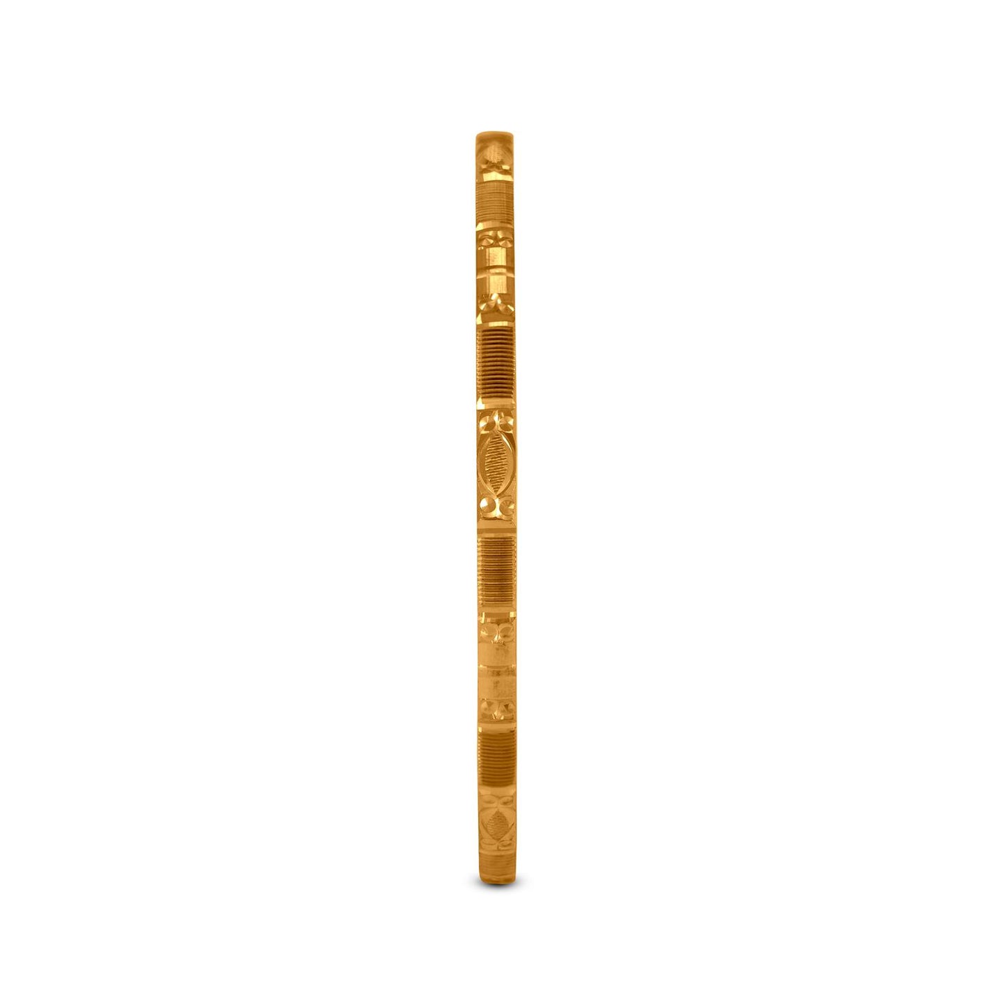 Stylish Bangle Set In 22K Gold