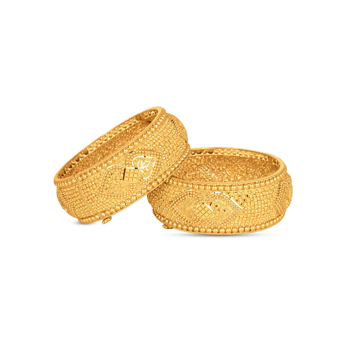 Traditional Bangle Set In 22K Gold