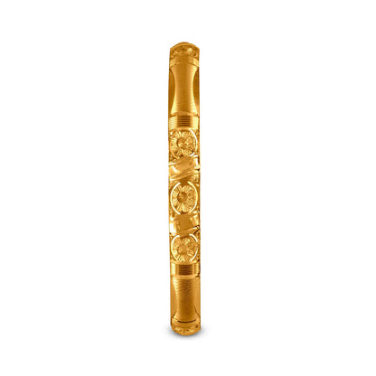 Floral Bangle Set In 22K Gold