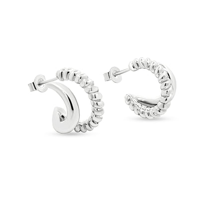 Yamini's Boho Tribal Silver Studs