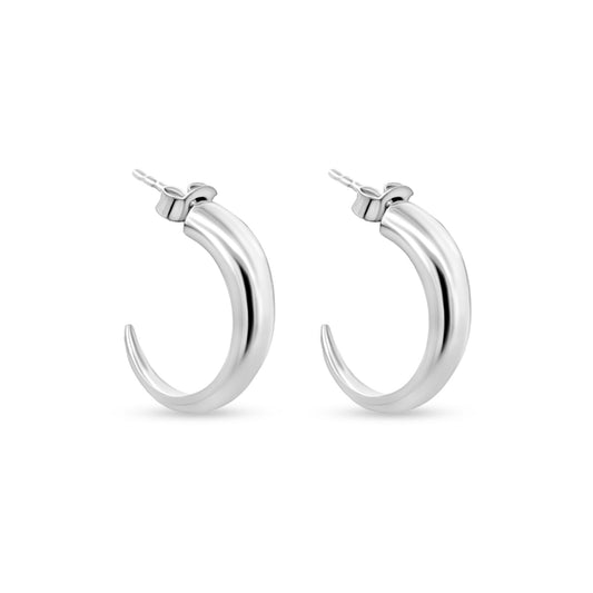 Nisha's Chunky Mini Silver Hoops