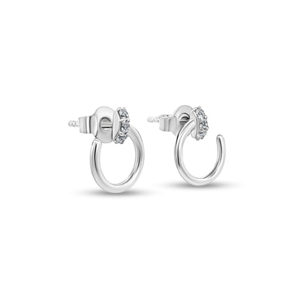 Nina's Mini Sterling Silver Huggies
