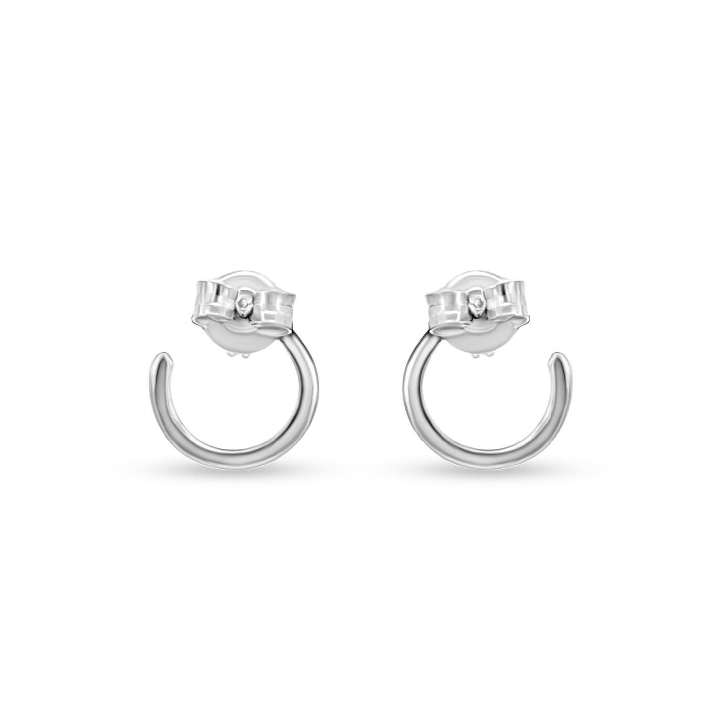 Nina's Mini Sterling Silver Huggies