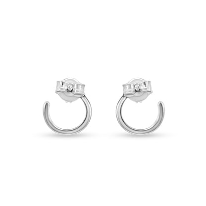 Nina's Mini Sterling Silver Huggies