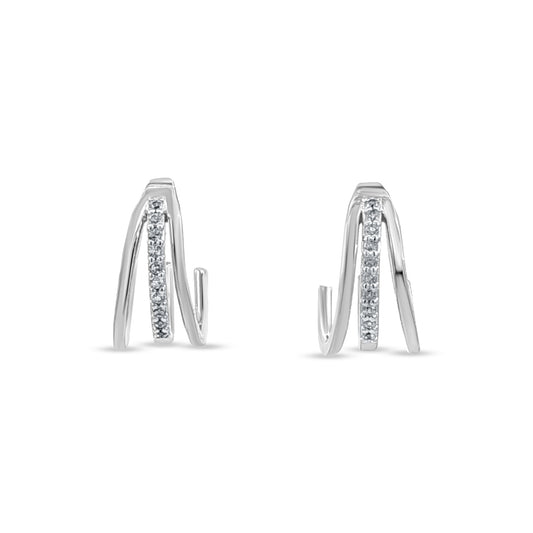 Sia's Unique Intricate Silver Earring