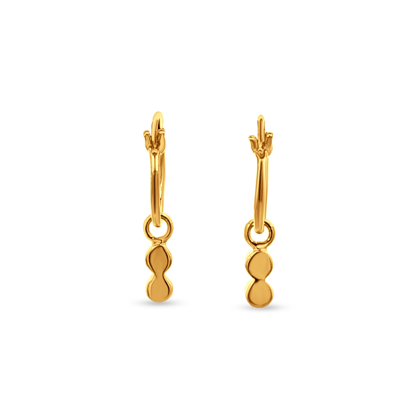 Cute Mini Sterling Silver Hoop Earrings