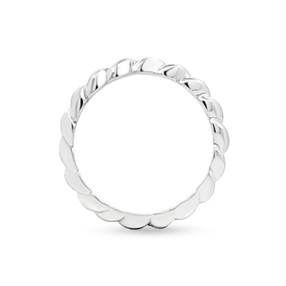 Sterling Silver Swirl Band Ring