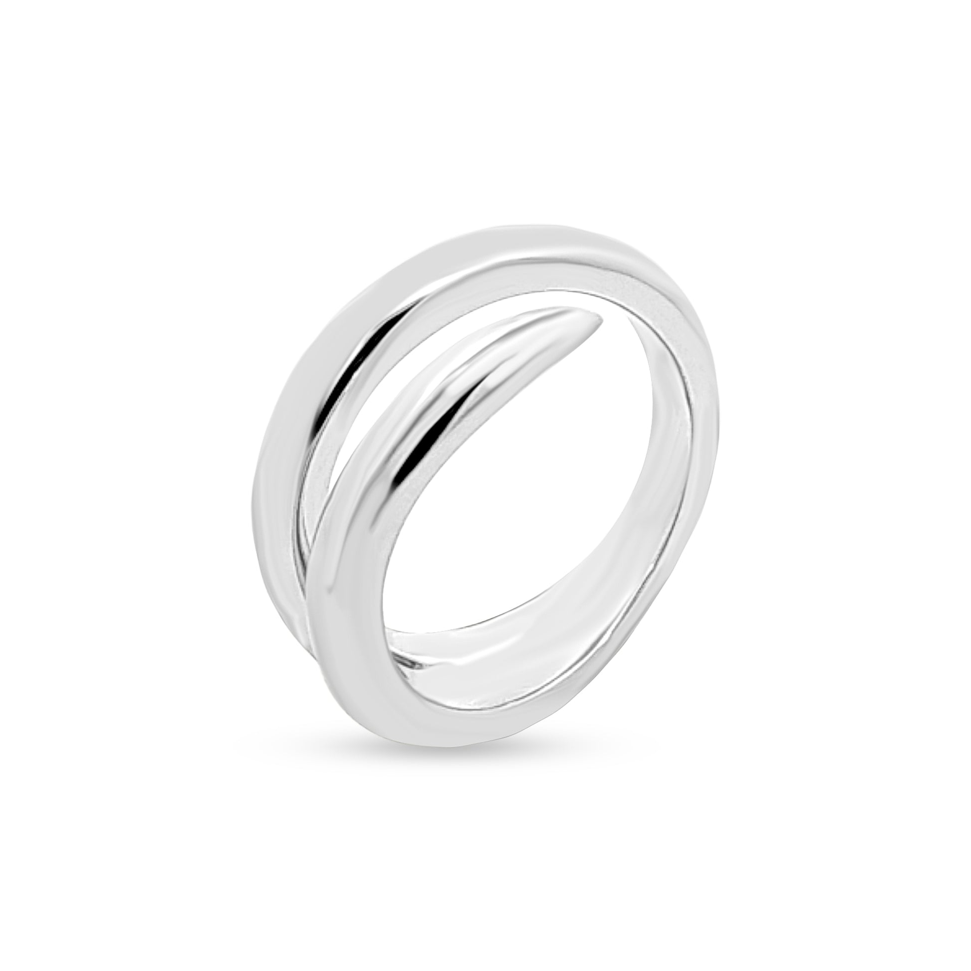 925 Trendy Silver Band Ring