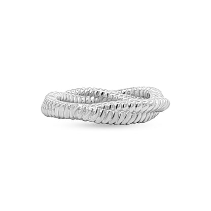 Anaya Twist: Spiral Twisted Sterling Silver Band