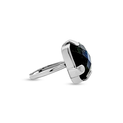 Jiyara: Unique Cushion-Shaped Stone Adjustable Ring