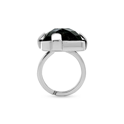 Jiyara: Unique Cushion-Shaped Stone Adjustable Ring