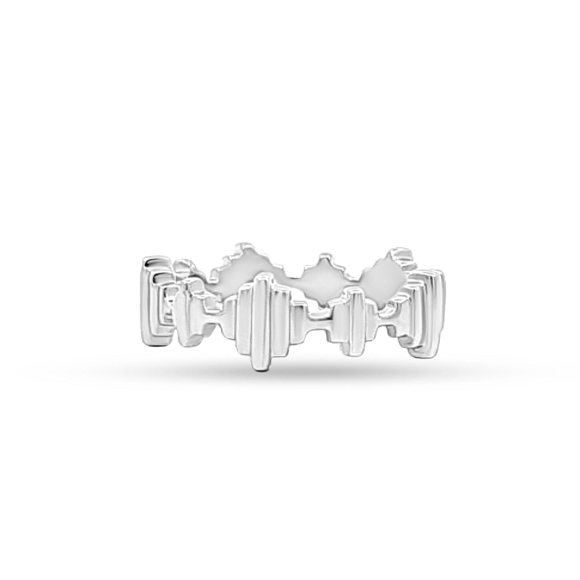 Unique Pattern Sterling Silver Ring