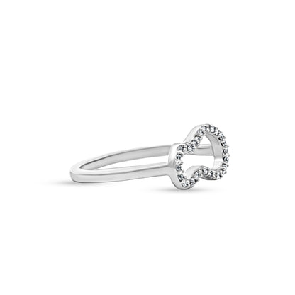 Intricate Modern Design Sterling Silver Fashion Ring