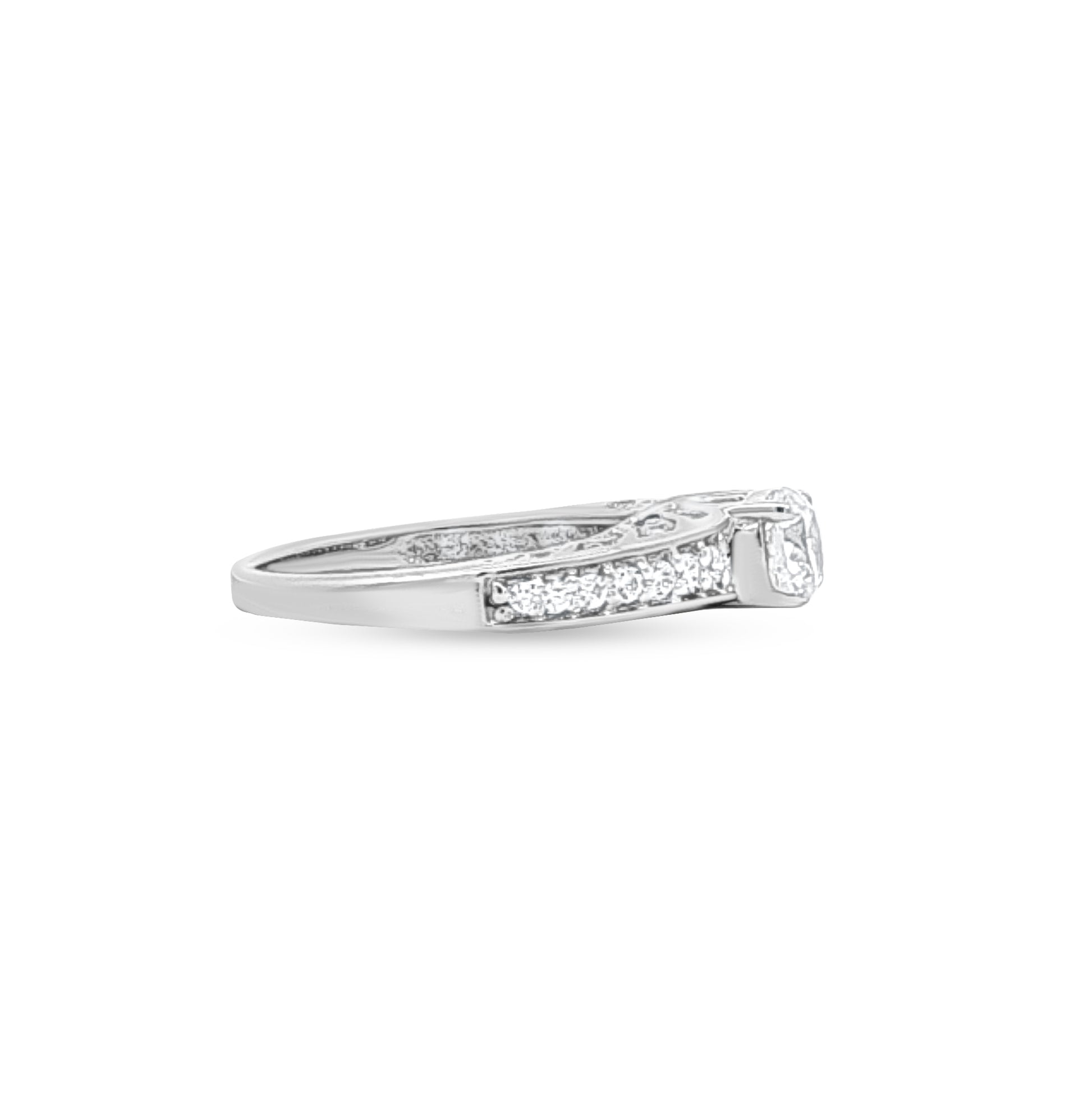 Beautiful Sterling Silver Wedding & Engagement Ring