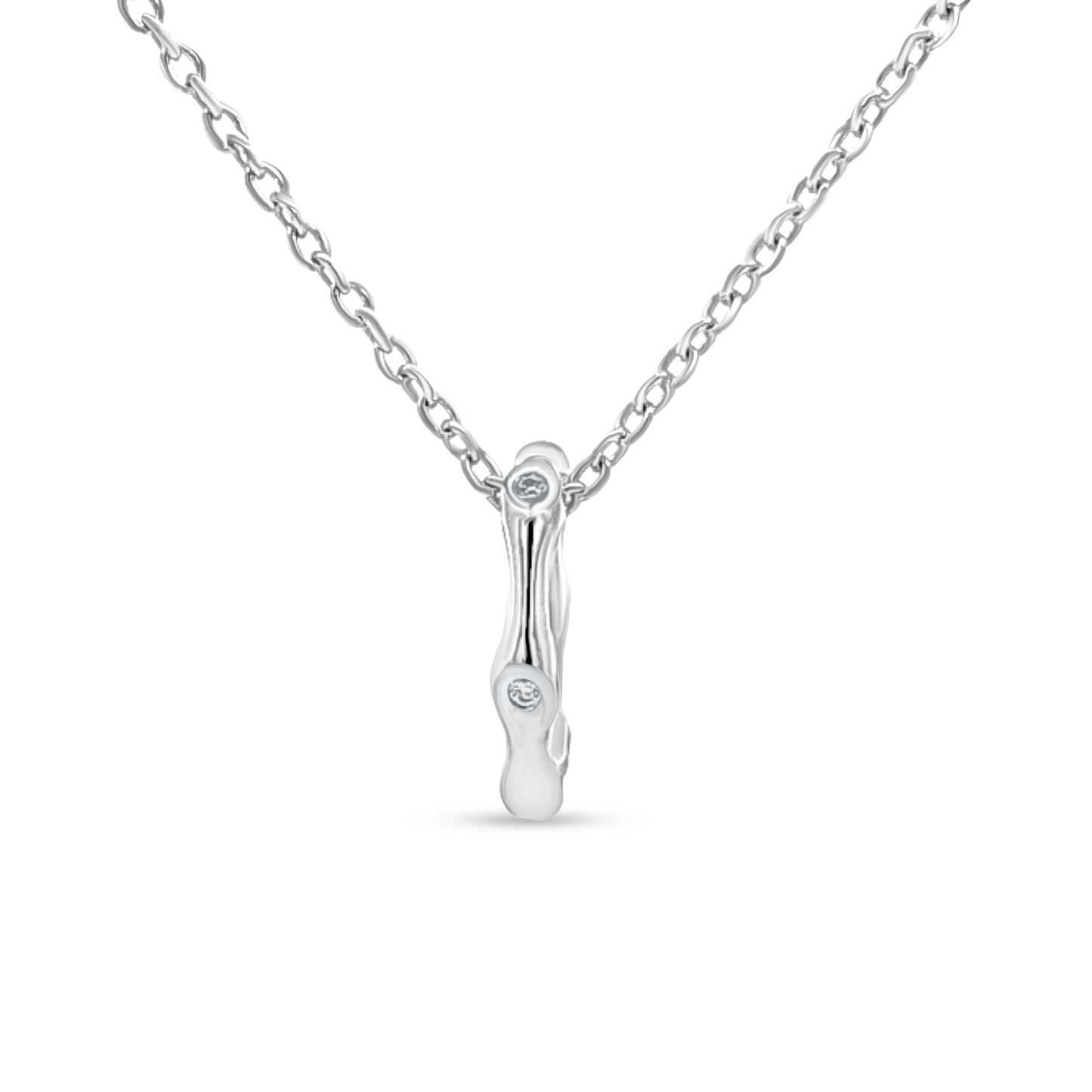 Meera's Modern Muse: Sterling Silver Nut Motif Pendant