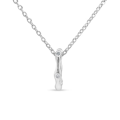 Meera's Modern Muse: Sterling Silver Nut Motif Pendant