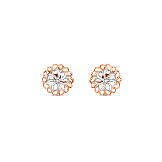 Fleur Tops In 14K Rose Gold