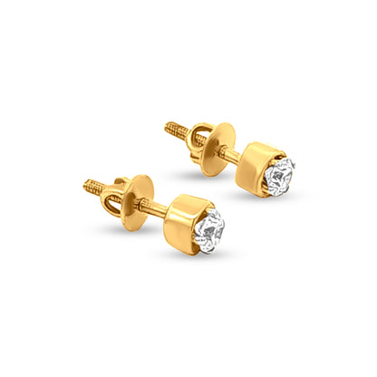 Amara: 18k Yellow Gold Small Studs