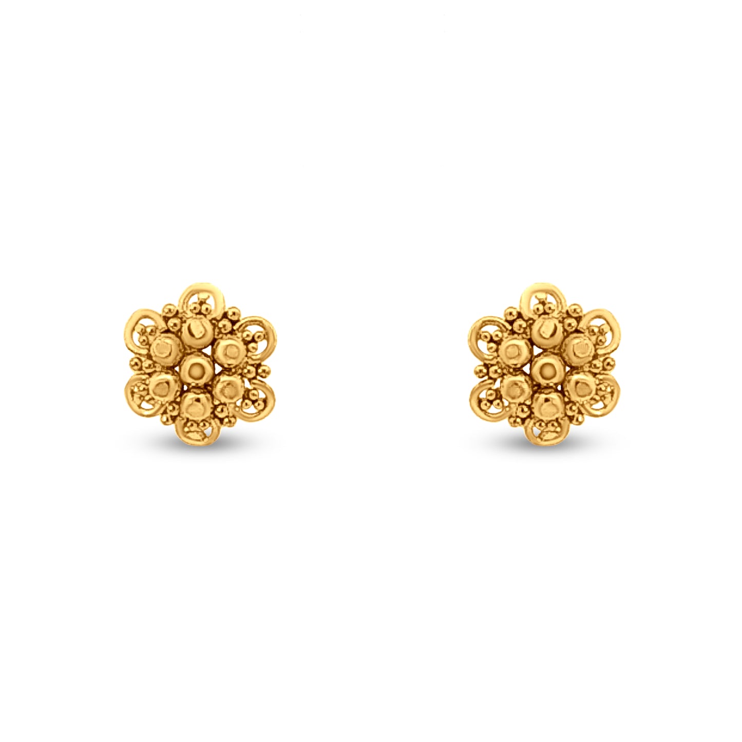 Minimalist 22k Gold Floral Tops