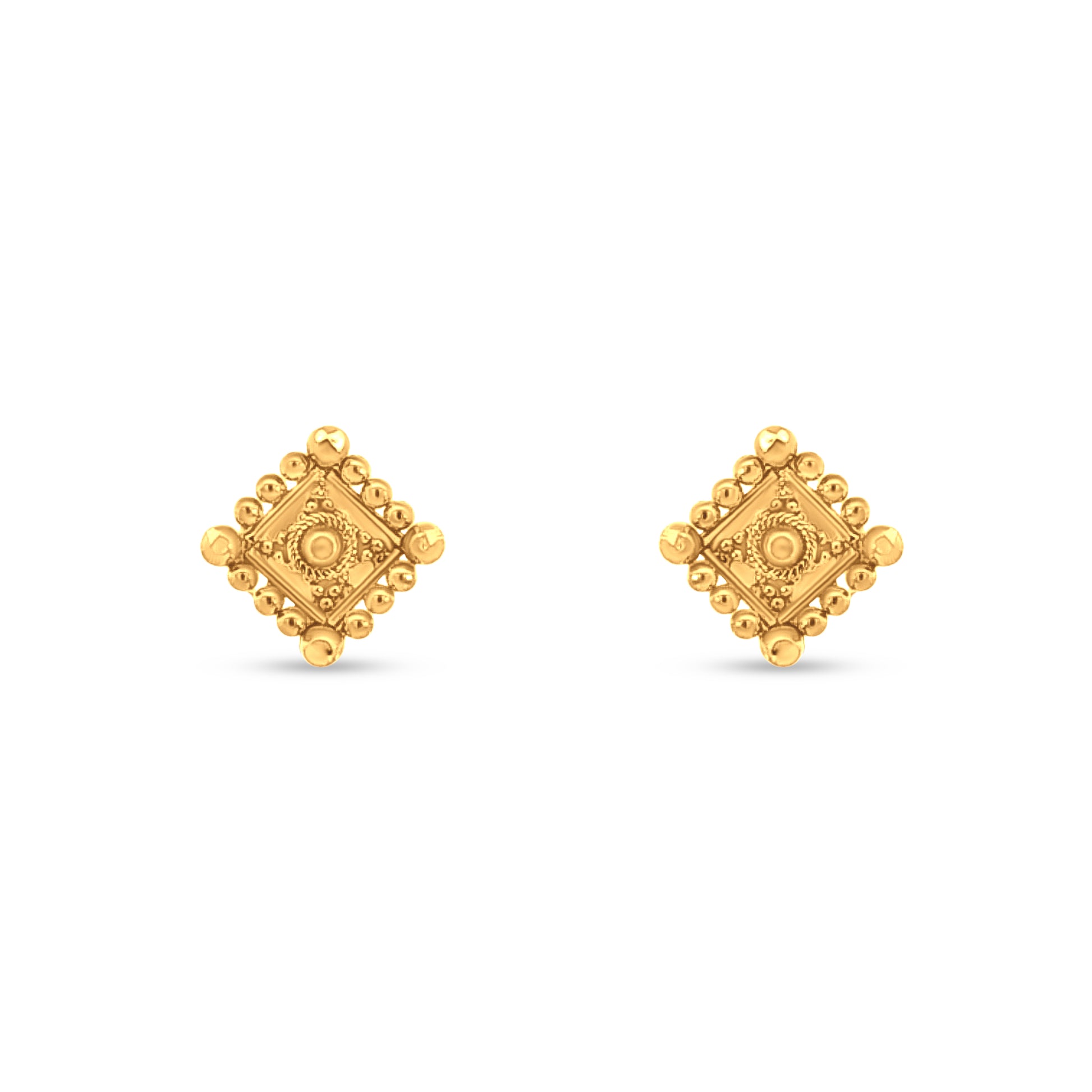22k Gold Floral Small Traditional Tops