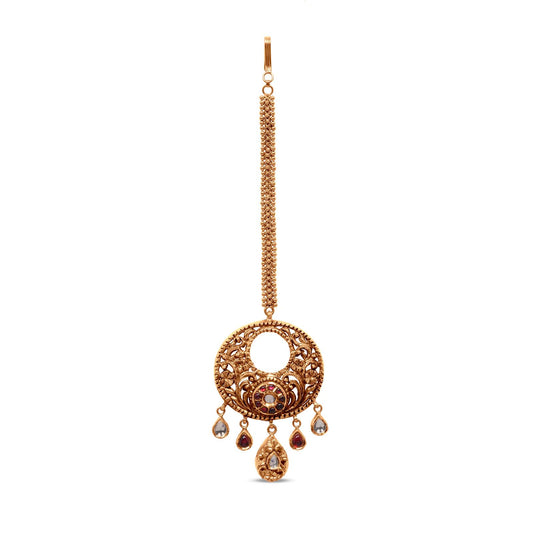 Antique Tika With Intricate Design